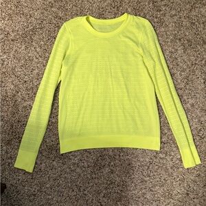 Lululemon Swiftly Breathe Long Sleeve Squad Yellow